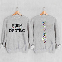 Light Merry Christmas Sweatshirt