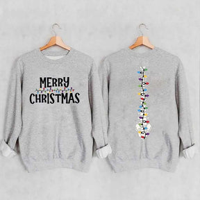 Light Merry Christmas Sweatshirt