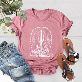 Camping Landscape Desert Cactus T-Shirt