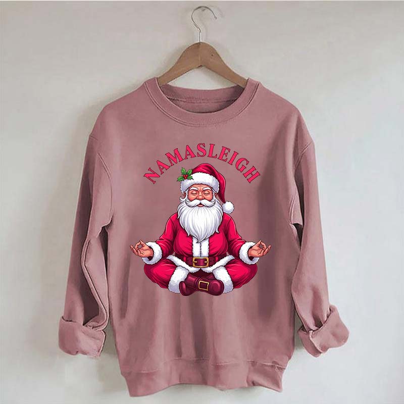 Namasleigh Santa Sweatshirt