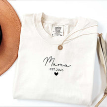 Personalized Mama Est T-Shirt