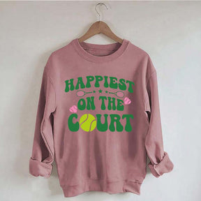 Happiest on The Court Sweatshirt