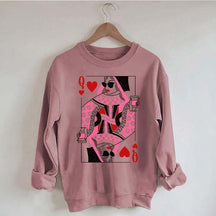 Queen of Hearts Coffee Sweatshirt
