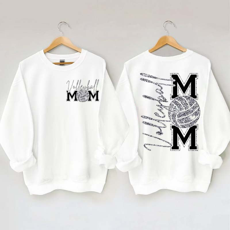 Volleyball Mom Printed Sweatshirt