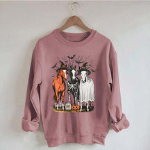 Retro Horse Halloween Sweatshirt