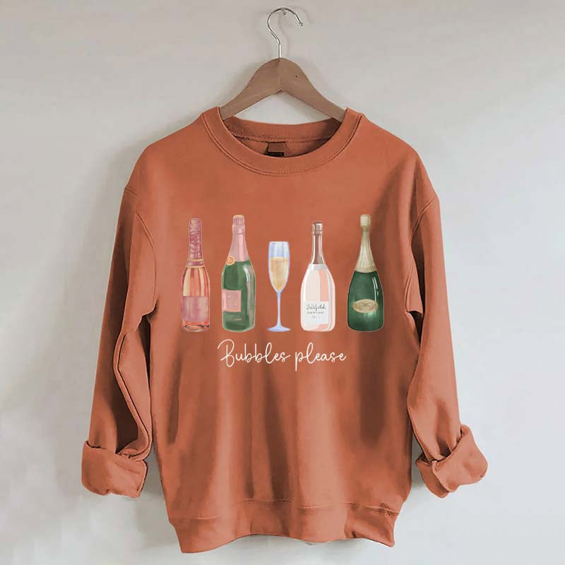 Bubble Please Champagne Sweatshirt