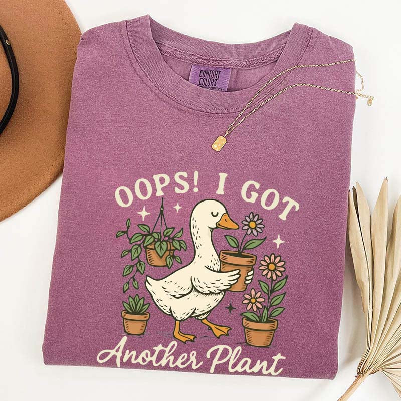 Oops I Got Another Plant Duck T-Shirt