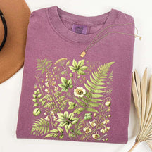 Botanical Fern & Wildflowe T-Shirt