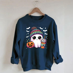 Cute Ghost Coffee Sweatshirt