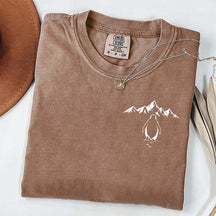 Minimalist Penguin Mountain T-Shirt