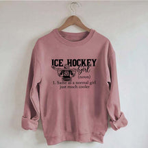 Personalized Hockey Girl Sweatshirt