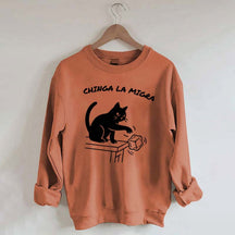 Chinga La Migra Cat Sweatshirt