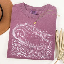 Vintage Winter Forest Comfort Colors T-Shirt
