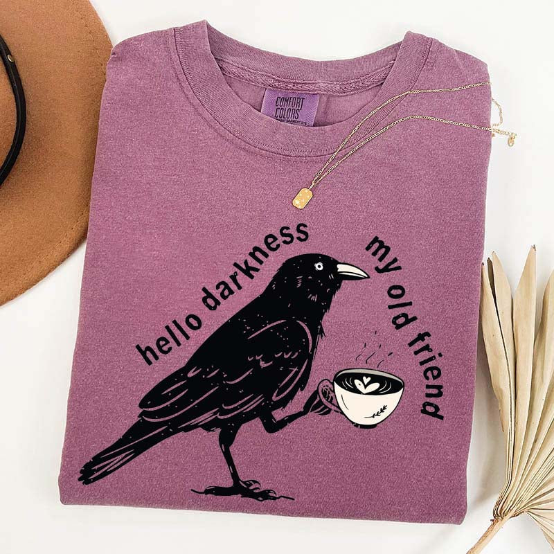 Raven Crow Coffee T-Shirt