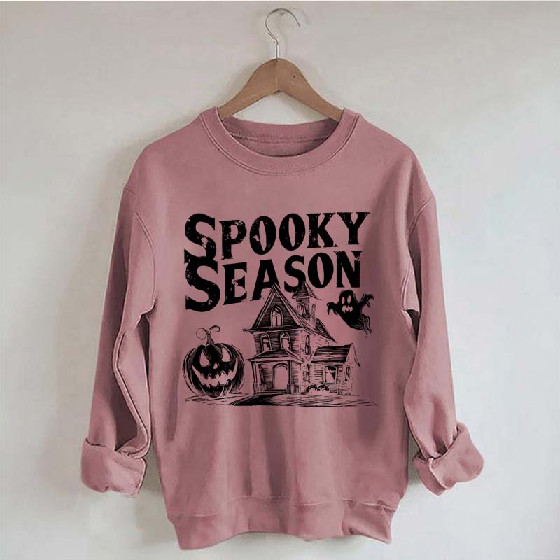 Spooky Season Haunted House Sweatshirt