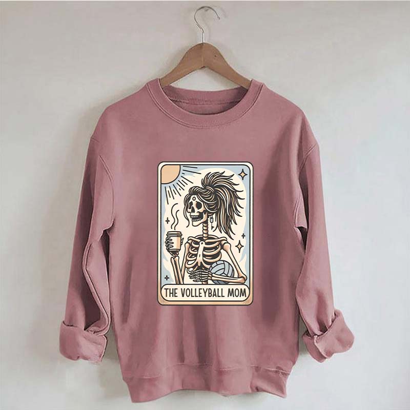Volleyball Mom Tarot Card Sweatshirt