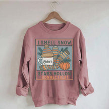 I Smell Snow Cozy Winter Season Sweatshirt
