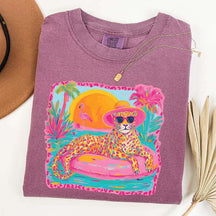 Retro Viral Summer Leopard T-Shirt