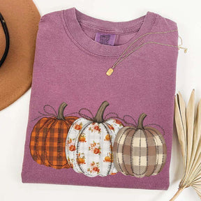 Autumn Fall Pumpkins Retro T-Shirt