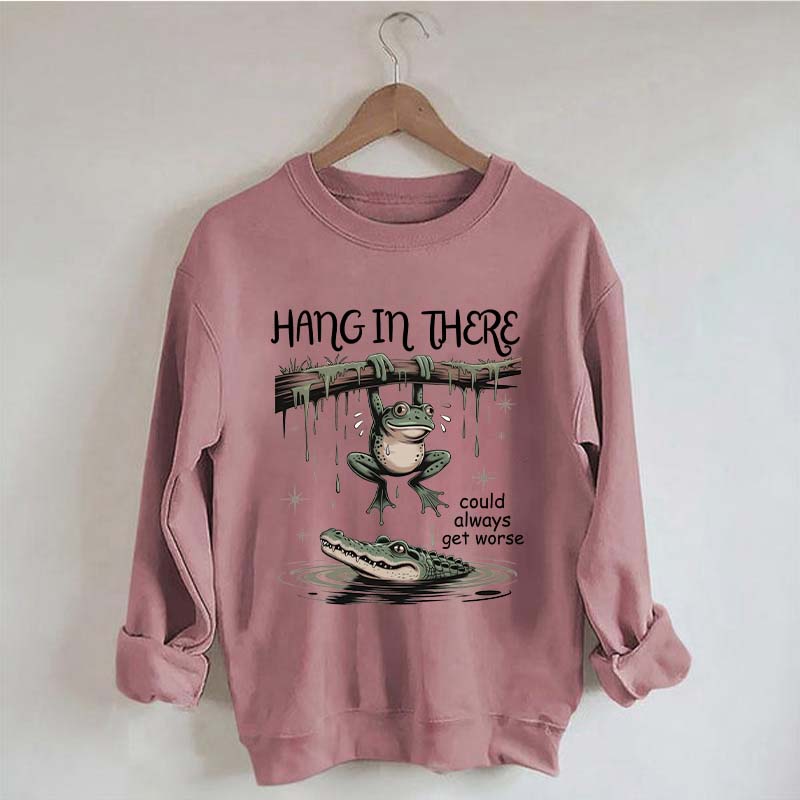 Sassy Frog Hang In There Sweatshirt