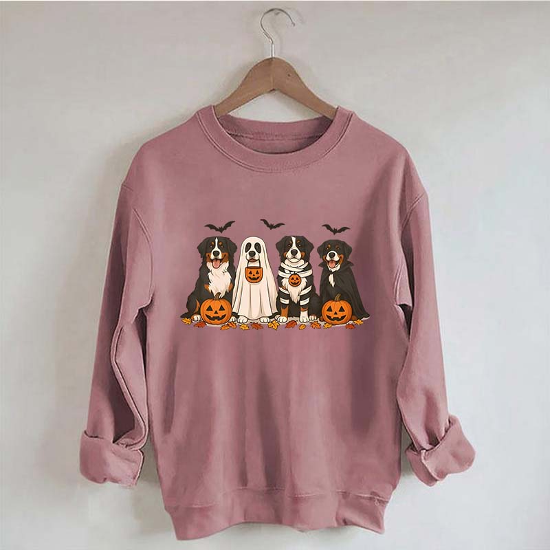Bernese Mountain Dog Halloween Sweatshirt