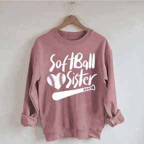 Softball Sister Game Days Sweatshirt
