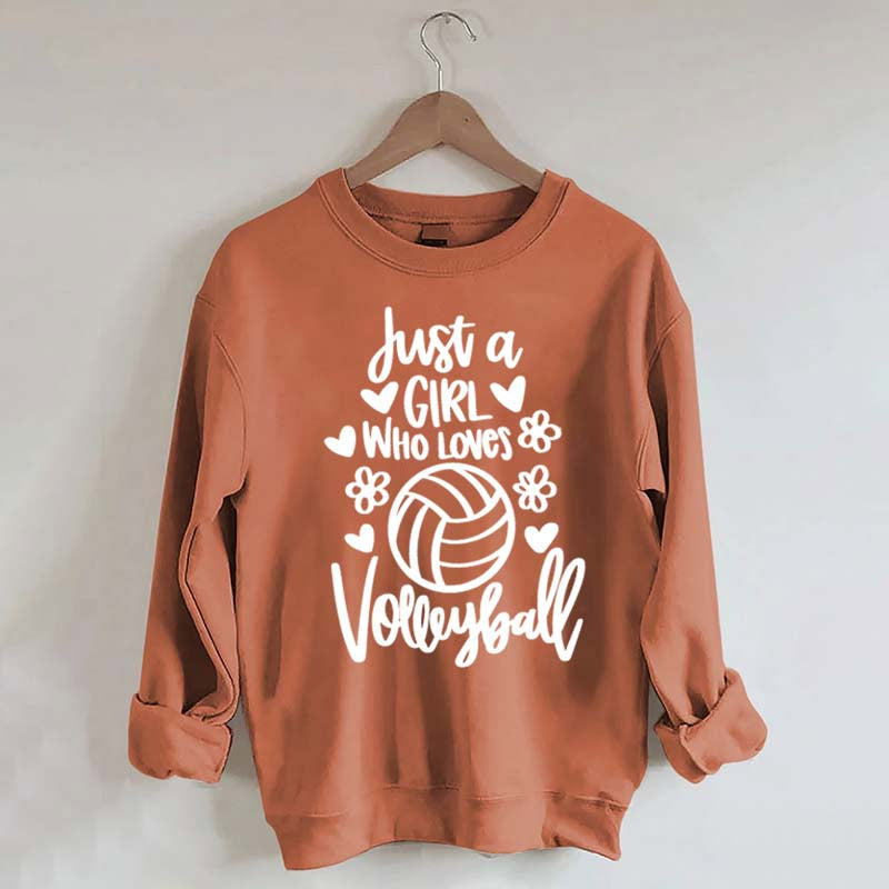 Floral Volleyball Sweatshirt