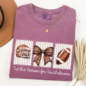 Tis the Season for Touchdowns Football T-Shirt