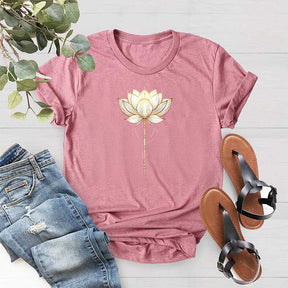 Lotus Flower Positive Energy Yoga T-Shirt
