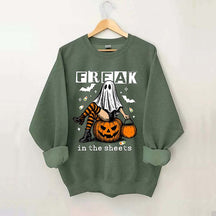 Funny Freak In The Sheets Ghost Girl Sweatshirt