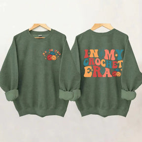 In My Crochet Era Knitting Lover Sweatshirt