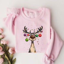Vintage Reindeer Christmas Winter Sweatshirt