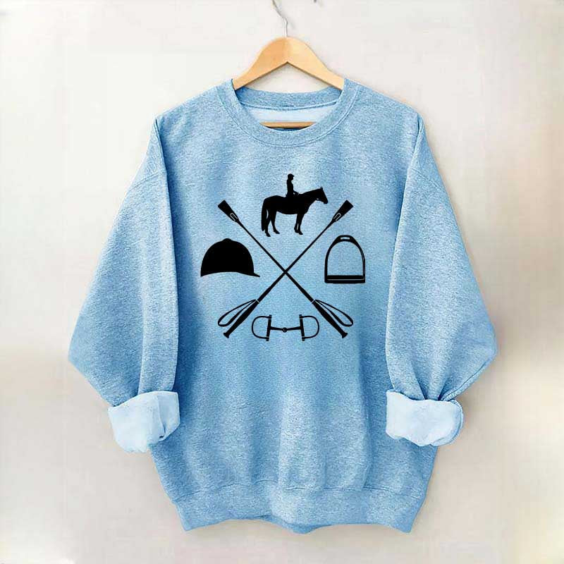 Equestrian Horse Rider Sweatshirt
