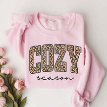 Retro Leopard Cozy Season Sweatshirt