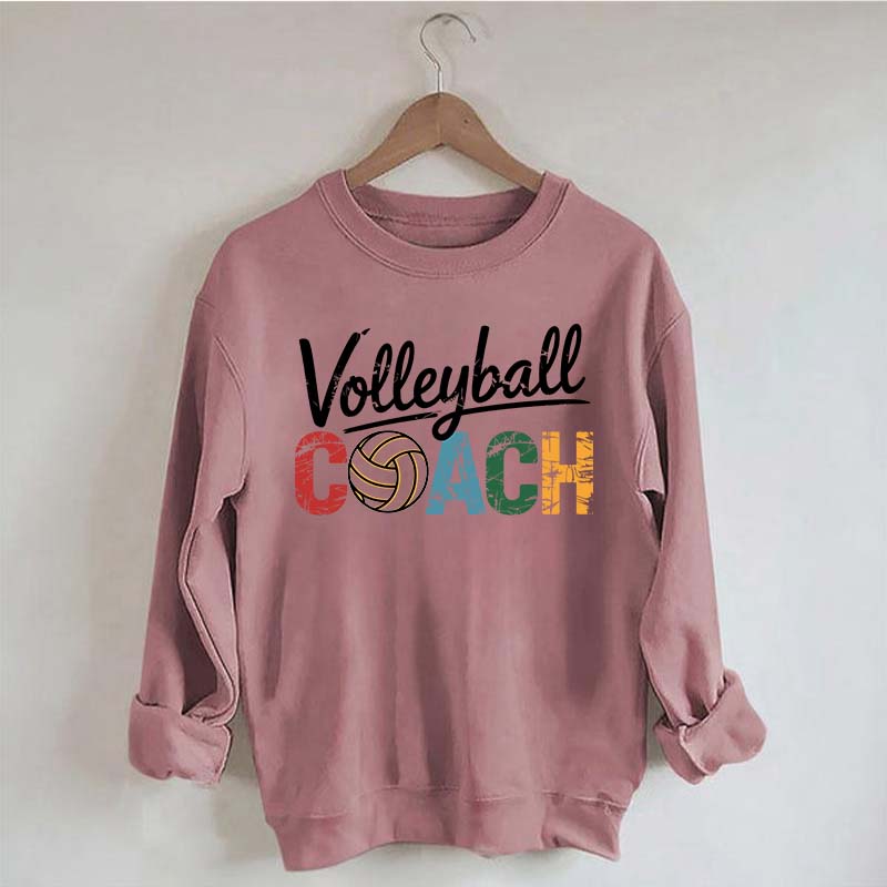 Comfort Color Volleyball Coach Sweatshirt