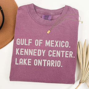 Gulf of Mexico Kennedy Center Lake Ontario T-Shirt