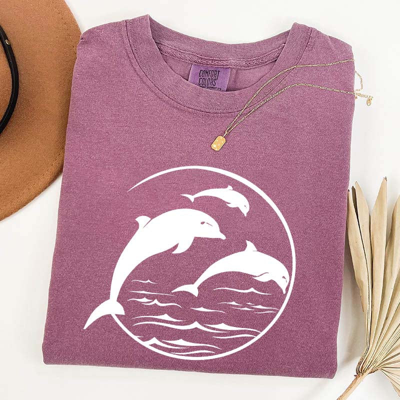 Dolphin Summer Sea Mammal T-Shirt