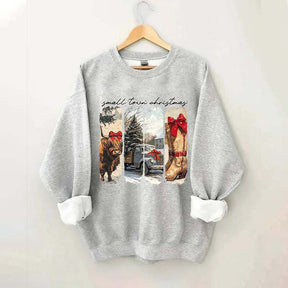 Vintage Small Town Christmas Sweatshirt