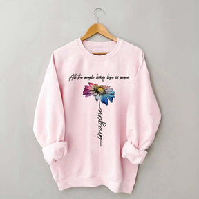 All The People Living Life In Peace Sweatshirt