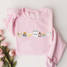 Baking Icons Flour Mixer Rolling Pin Sweatshirt