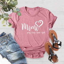 Mimi Pray Hug Love Spoil T-Shirt