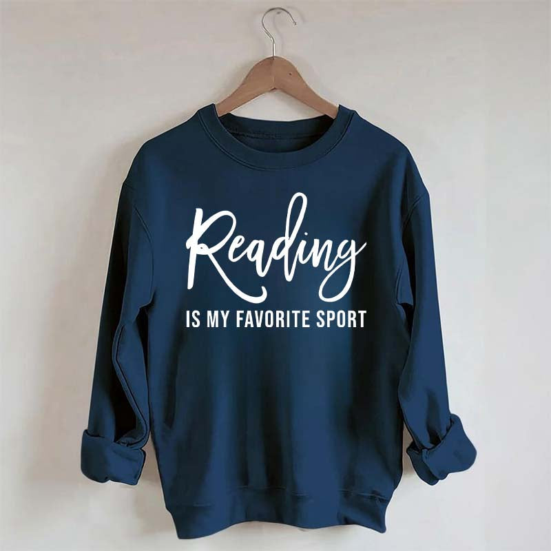 Reading Is My Favorite Sport Bookworm Sweatshirt