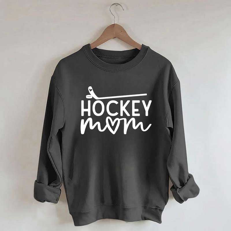 Ice Hockey Vibes Mom Sweatshirt