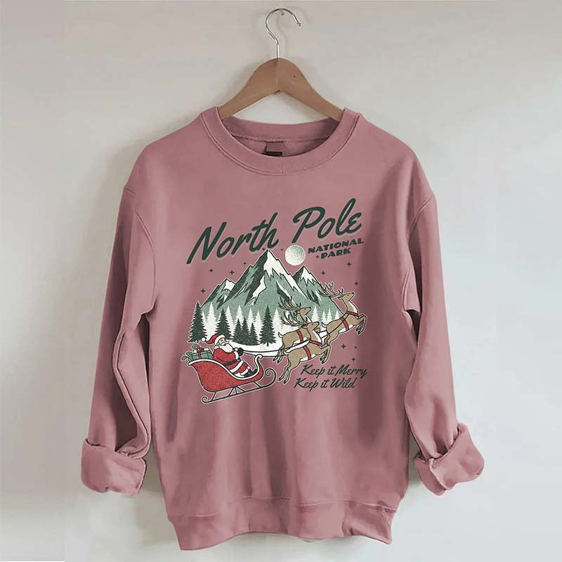 North Pole National Park Christmas Sweatshirt