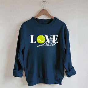 Cute Love Tennis Player Sweatshirt