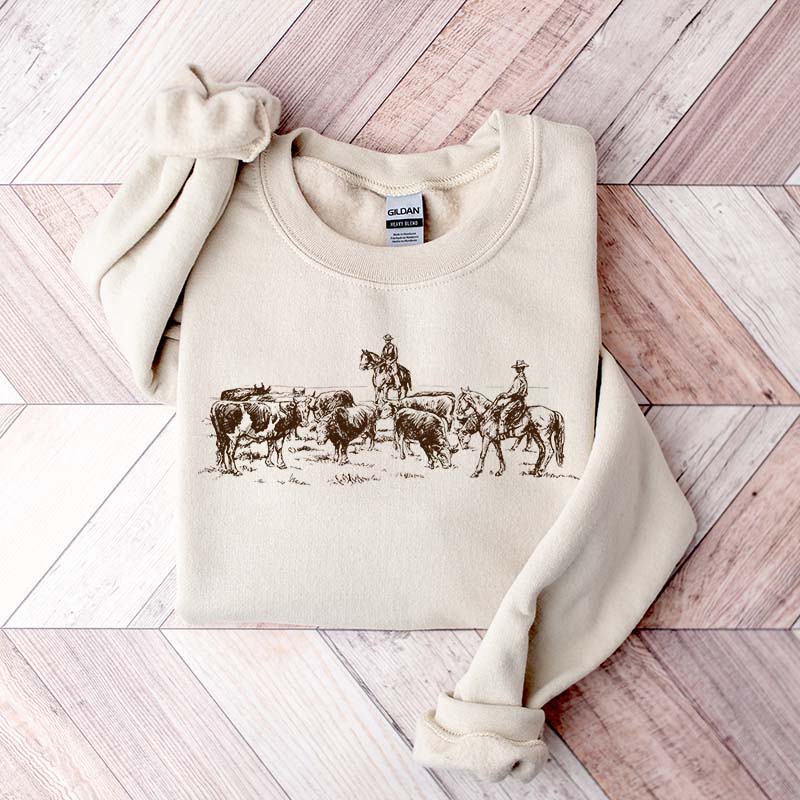 Western Horse Cowboy Rodeo Sweatshirt