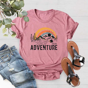 Hiking Camping Mountain Adventure T-Shirt