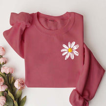 Daisy Retro Floral Sweatshirt