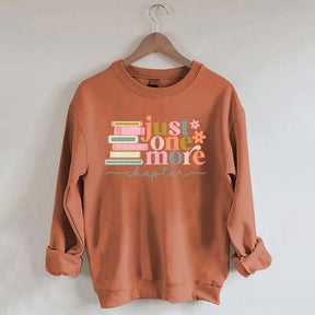 Just One More Chapter Reading Sweatshirt