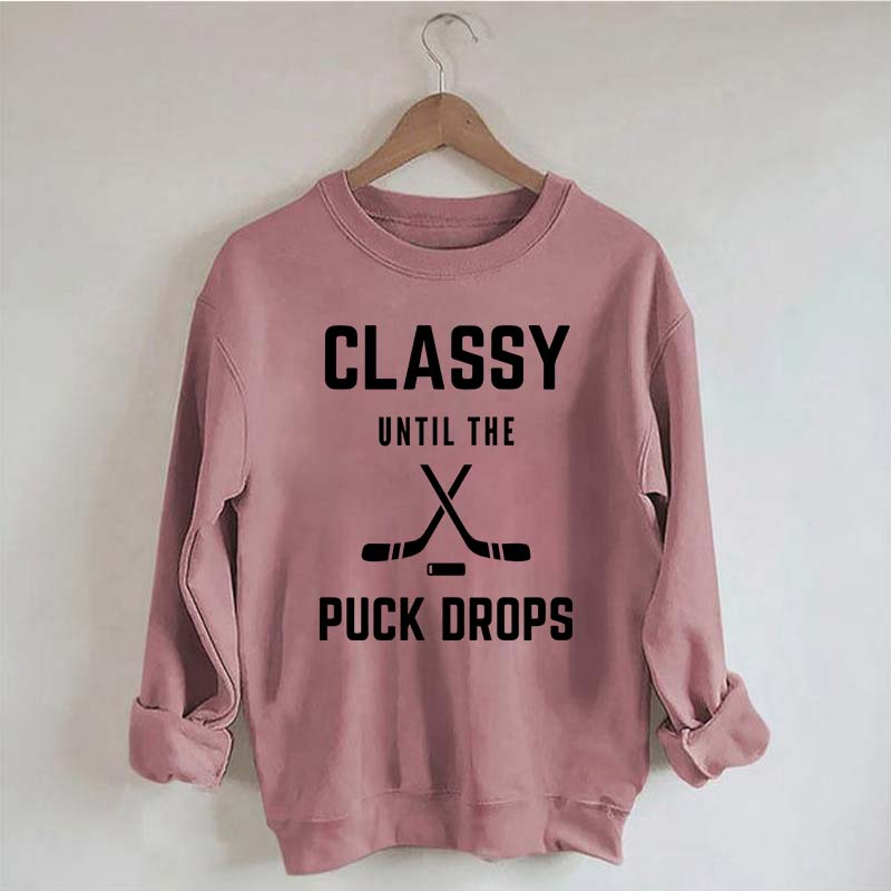Classy Hockey Mom Sweatshirt
